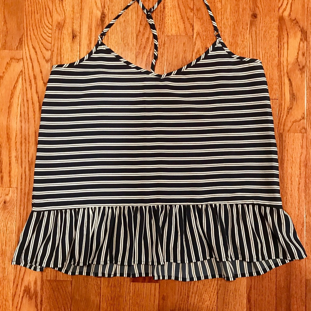 Abercrombie and fitch peplum tank size S